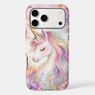 Pastel Unicorn Floral Phone Case