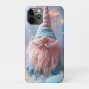 Pastel Unicorn Gnome / Gonk with Fluffy Pink Beard iPhone 11 Pro Case