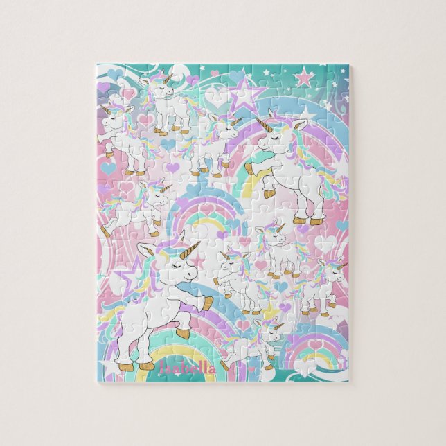 Pastel Unicorn  Jigsaw Puzzle (Vertical)