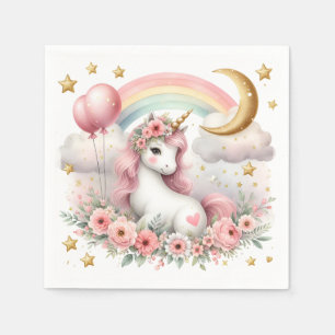 Pastel Unicorn Napkin