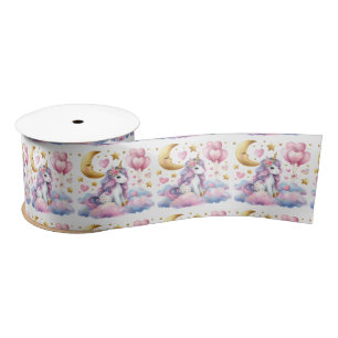 Pastel Unicorn  Satin Ribbon