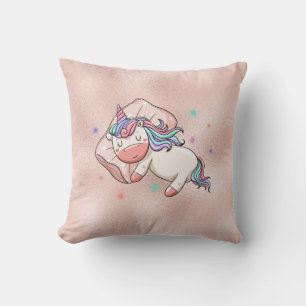 Pastel Unicorn with Matching Back  Cushion