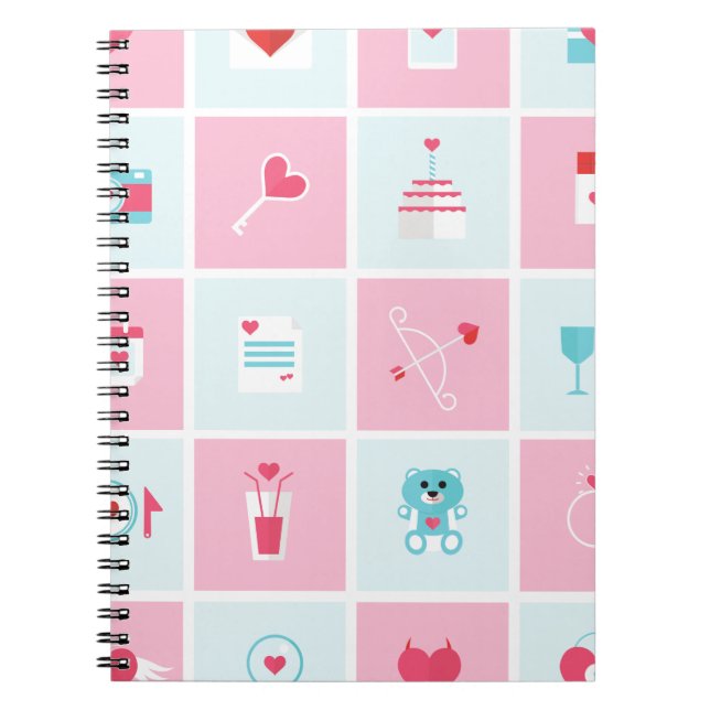 pastel valentines day notebook (Front)