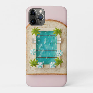 Pastel Vaporwave Pool Toast iPhone 11 Pro Case