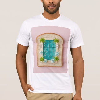 Pastel Vaporwave Pool Toast T-Shirt