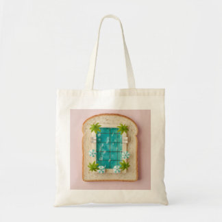 Pastel Vaporwave Pool Toast Tote Bag