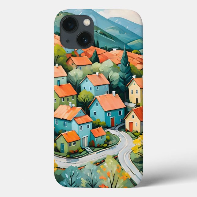 Pastel Village Dream Case-Mate iPhone Case (Back)