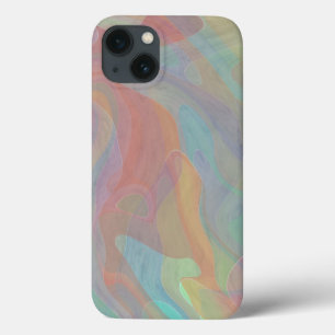 Pastel Watercolor Abstract Art iPhone 13 Case