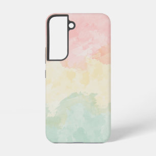 Pastel Watercolor Abstract Background – Soft Pink Samsung Galaxy Case