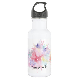 Pastel Watercolor Art Attack Kids Signature 532 Ml Water Bottle