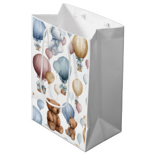 Pastel Watercolor Baby Shower & Birthday Gift Bag