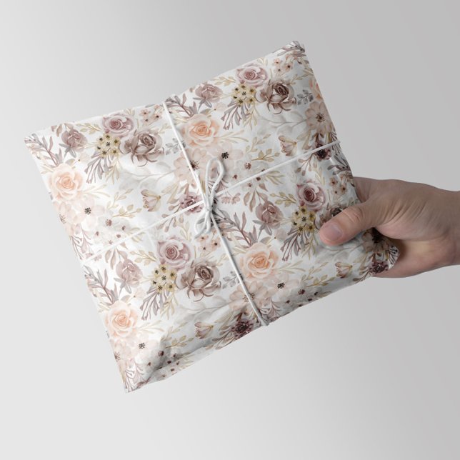 Pastel Watercolor Colourful Roses Tissue Paper (Creator Uploaded)