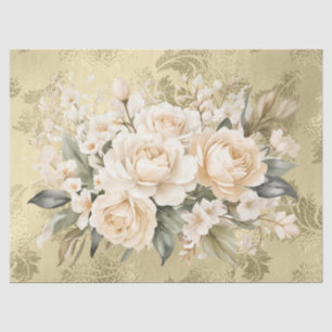 Pastel Watercolor Floral Bouquets Decoupage Tissue Paper
