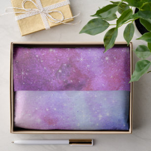 Pastel Watercolor & Galaxy Nebula Abstract Pattern Tissue Paper