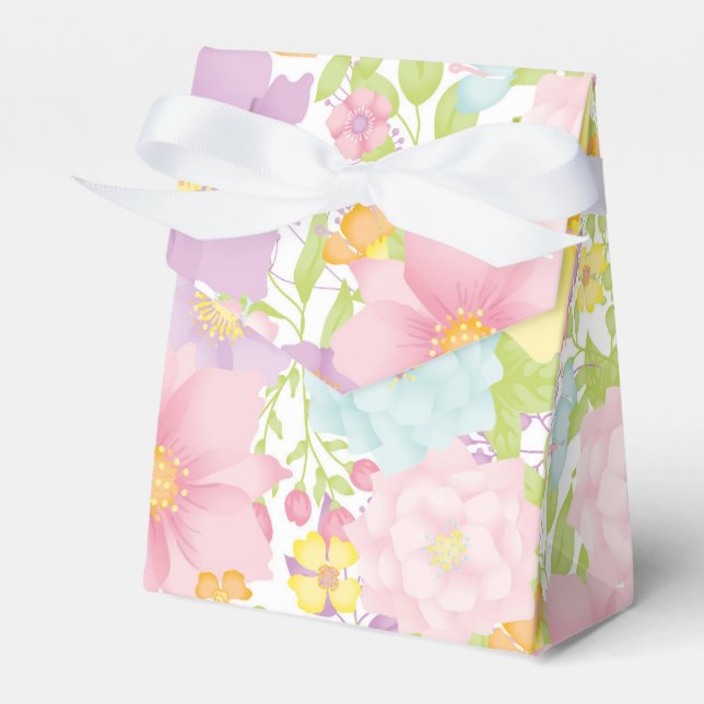 Pastel Watercolor Gift Box (Front Side)