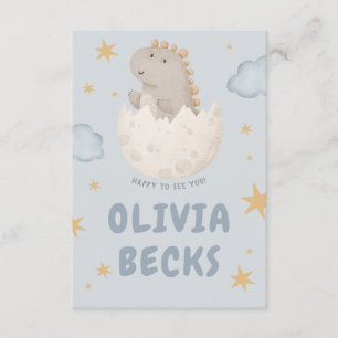 Pastel Watercolor Illustrative Baby Shower Enclosure Card