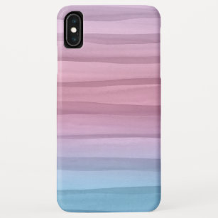 Pastel Watercolor Lines Pattern Case-Mate iPhone Case