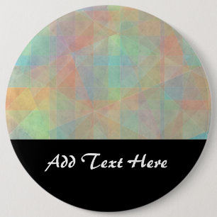 Pastel Watercolor Shapes Abstract Art 6 Cm Round Badge