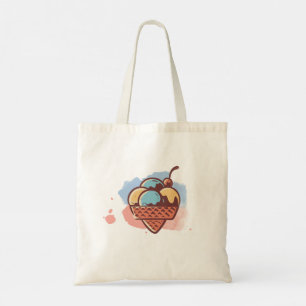 Pastel Watercolor Summer Aesthetic Tote Bag