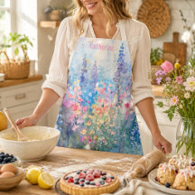 Pastel Watercolor Wildflower Meadow Name