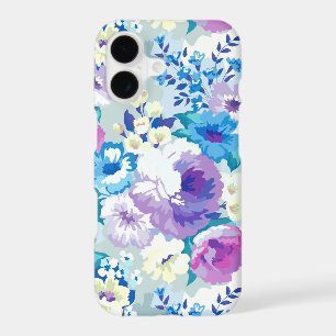 Pastel Watercolors Colourful Summer Flowers Patter