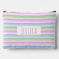 Pastel Wavy Striped Modern Personalised