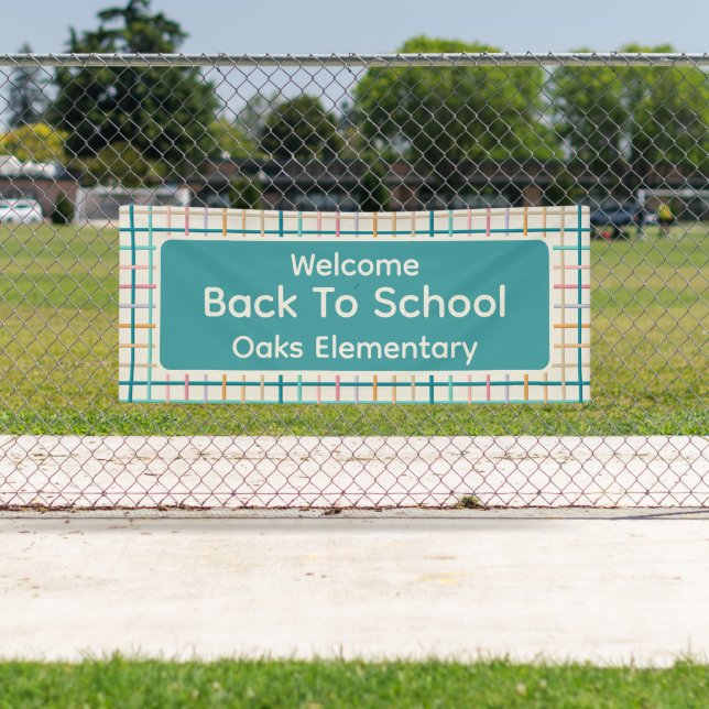 Pastel Welcome Back to School Banner (Insitu)