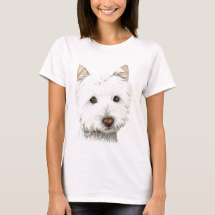 Pastel Westie Dog T-Shirt