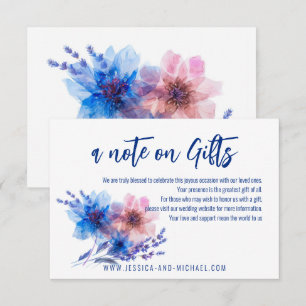 Pastel Whispers Meadows note on Gifts Enclosure Card