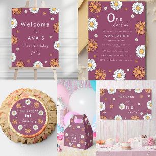Pastel white and pink orange daisy flowers banner