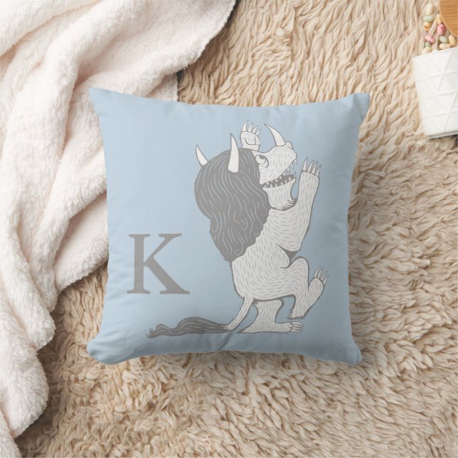 Pastel Wild Thing | Add Your Initial Cushion (Blanket)