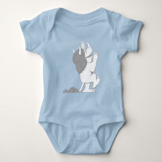 Pastel Wild Thing Baby Bodysuit (Front)