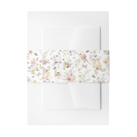 Pastel Wildflower Butterfly Garden Pattern