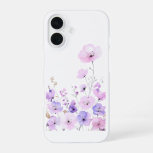 Pastel Wildflower Garden Soft Floral Bloom iPhone 16 Case