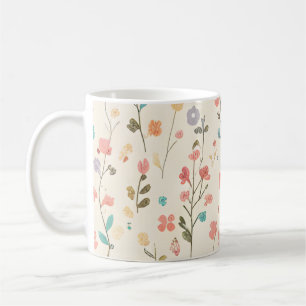 Pastel Wildflower Meadow Coffee Mug