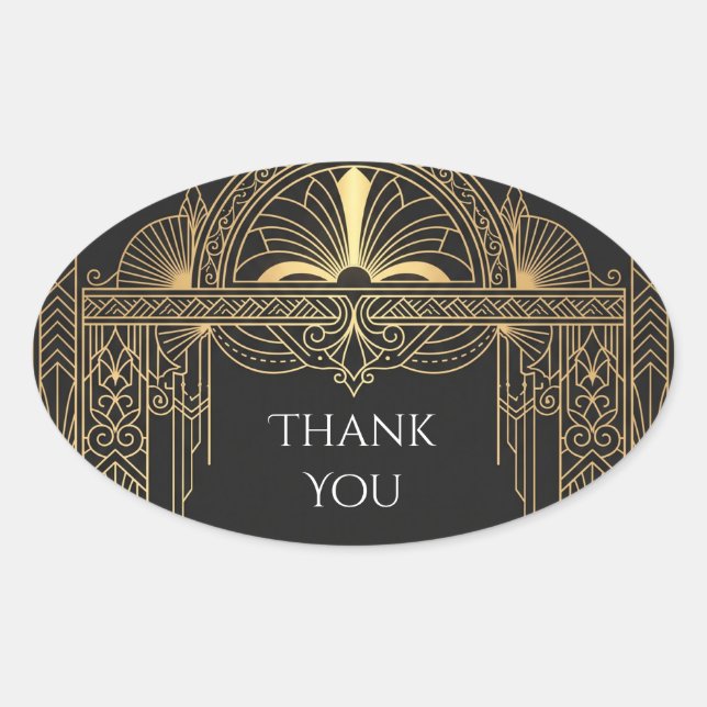 Pastel Wildflower Thank You Sticker (Front)