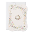 Pastel Wildflower Time for Tea Bridal Shower Party