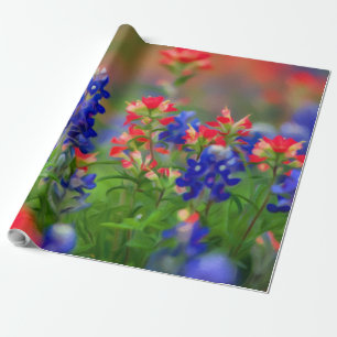Pastel Wildflowers Wrapping Paper