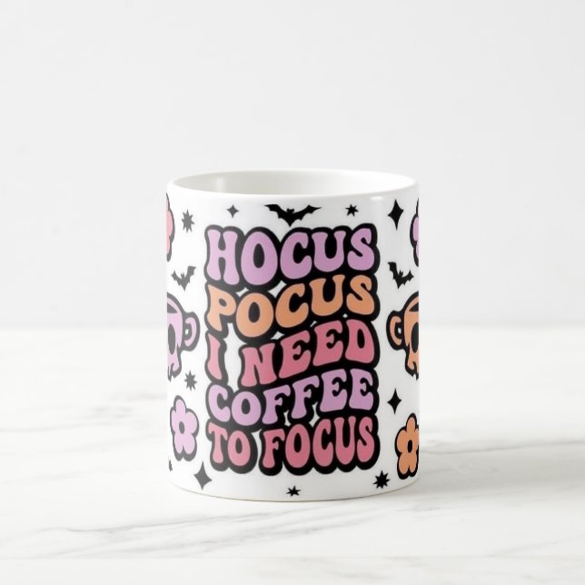 Pastel Witchy Coffee Pun Mug (Center)