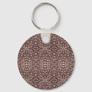 Pastel Wooden Beads Blanket Key Ring