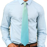 Pastel Yellow, Green, Blue Gradient Ombre Tie<br><div class="desc">A beautiful diagonal gradient that fades from a pale yellow to a light Turquoise Green.  The pastel colours are soothing and calming.  A great choice for Spring or Summer.</div>