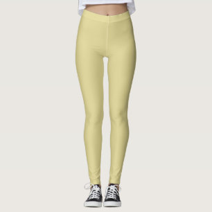 Pastel Yellow Solid Colour - 2022 Colour - Hue Leggings