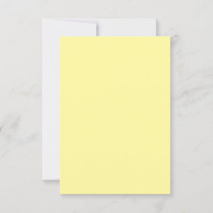 Pastel Yellow Wedding  Invitation