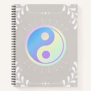 Pastel Yin-Yang notebook