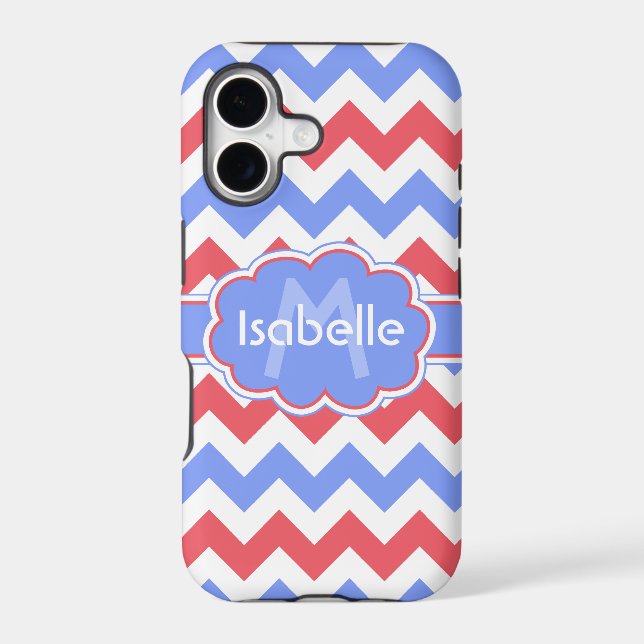 Pastel Zigzag Monogrammed (Back)