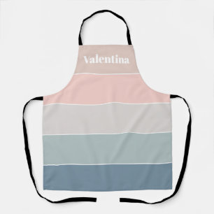 Pastell Custom Summer Colour Block Stripes Apron