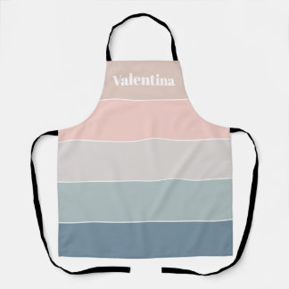Pastell Custom Summer Colour Block Stripes Apron