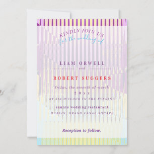 Pastell Minimal Pastel Passion Invitations Linear
