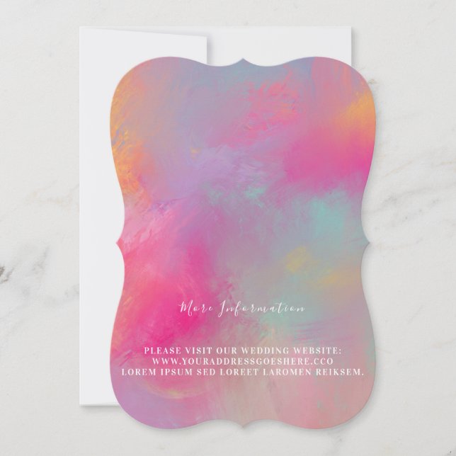 Pastell Passion Invitations (Front)