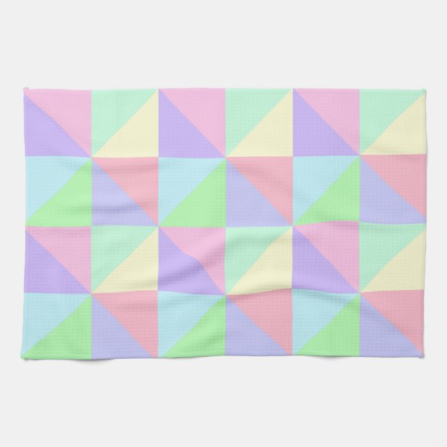 Pastels Kitchen Towel (Horizontal)